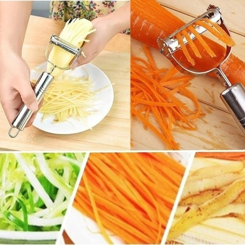 Stainless Steel Potato Cucumber Carrot Grater  Kitchen Items  Kitchen Gadgets and Accessories Fruit Peeler Apple Peeler